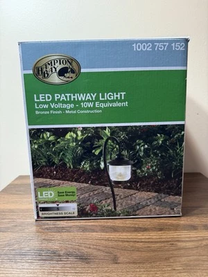 Hampton Bay Low Voltage LED Pathway Light - Bronze Finish 1002757152 - Image 1 of 4
