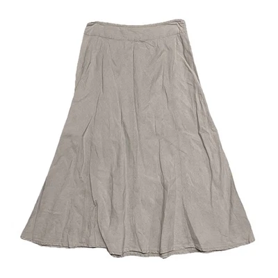 Falda larga línea A Charter Club beige avena talla 6P Foto 1 de 4