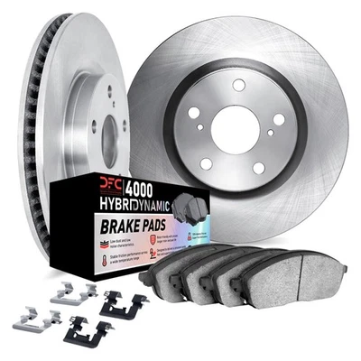 For BMW 735i 1985-1986 DFC Plain Front Brake Kit w 4000 HybriDynamic Brake Pads - Image 1 of 4