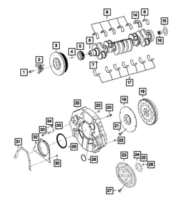 Placa flexible Mopar genuina 68241404AA - Imagen 1 de 1