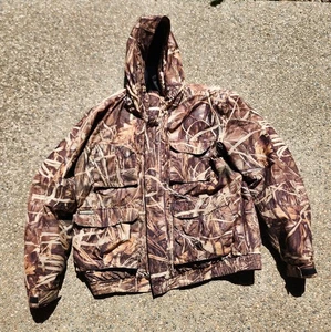 Gander Mountain Hunting Jacket Men XL Brown Camo Tech H20 Guide Series - Picture 1 of 9