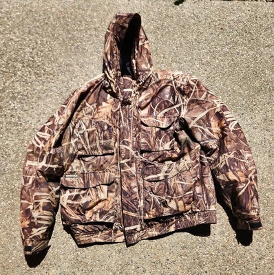 Gander Mountain Hunting Jacket Men XL Brown Camo Tech H20 Guide Series - Image 1 of 4