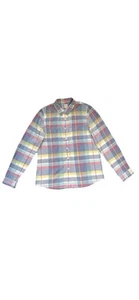 Camisa Top Madewell 100% Algodón Cuadros A Cuadros Abotonada Verano Picnic XS - Imagen 1 de 4