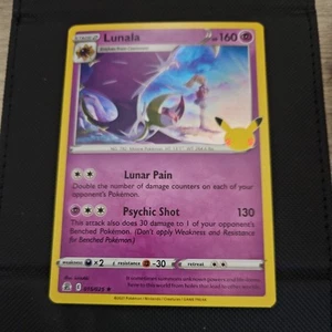 Lunala 15/25 Rare Holo Pokemon TCG- NM/M - Picture 1 of 6