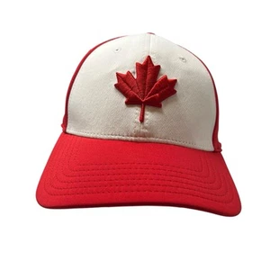 Under Armour Canada Canadian Flag Maple Leaf Hat Cap Fitted M/L 7 1/4 Dad Red - Picture 1 of 10