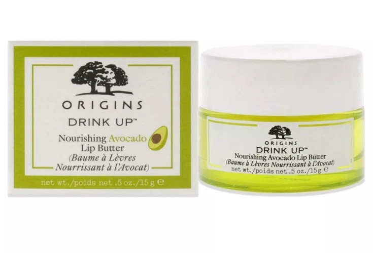 Mantequilla labial de aguacate Origins Drink Up 0,5 oz/15 g nuevo en caja bálsamo nutritivo raro Foto 1 de 1