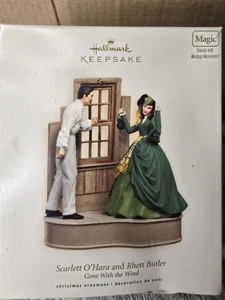 Hallmark 2007 Scarlett O'Hara e Rhett Butler Via col vento ornamento - Foto 1 di 1