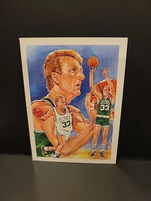Aros de la NBA 1990-91 - Lista de verificación del equipo Larry Bird #356 Boston Celtics Foto 1 de 2