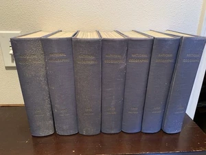 ❤️The National Geographic Magazine 7 Volumes - Bound Set Books - Bild 1 von 4