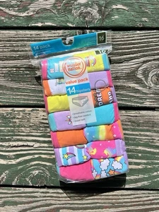 14-Pack WONDER NATION Girls Size 16 Cotton Hipster Panty Multicolor Multi Design - Picture 1 of 24