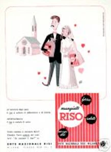 Propaganda-consumo-RISO-matrimonio-sposi-chiesa-petalo - Picture 1 of 1