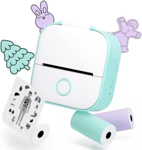 Phomemo T02 Mini Portable Sticker Printer Bluetooth Wireless Thermal Printer - Bild 1 von 13