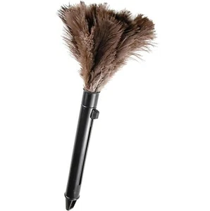 Plumero de plumas de avestruz para limpieza de teclado, hogar, coche, oficina - Afbeelding 1 van 7