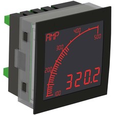 Trumeter apm amp ano amperometro lcd neg con uscite dim installazione 68