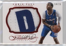 2013-14 Panini Flawless Patch Ruby /15 Chris Paul #36 Patch