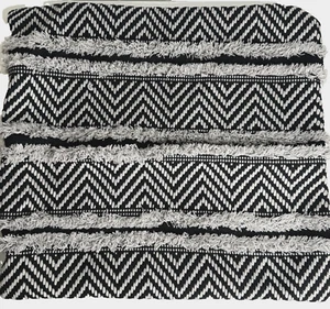 Ikea ASKBRUNMAL Pillow Cushion Cover Sham 20x20 Geometric Gray Black 2 pc Set - Picture 1 of 4
