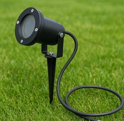 LED Gartenstrahler GU10 9W warmweiß IP65 Außenleuchte 230V Bodenstrahler Spots - Bild 1 von 4