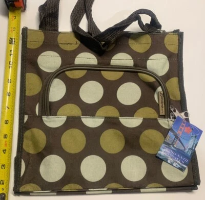 Bovano США новый с Ярлыками холст ручная кладь 12 x 12 x 4 сумка винтажный пляж путешествий воды путешествий - Изображение 1 из 4