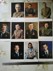 Foto espacial URSS astronauta cosmonauta Gagarin piloto aviación militar postal 10 - Imagen 1 de 9