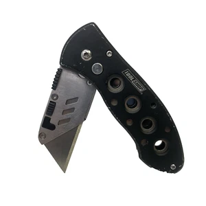 Coltello utilitario pieghevole 4" con lama - officina attrezzi - usato - buono - Foto 1 di 13