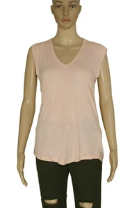 Zadig & Voltaire Brooklyn Tee Pink Cap Sleeve Top T Shirt New Small S - Picture 1 of 4
