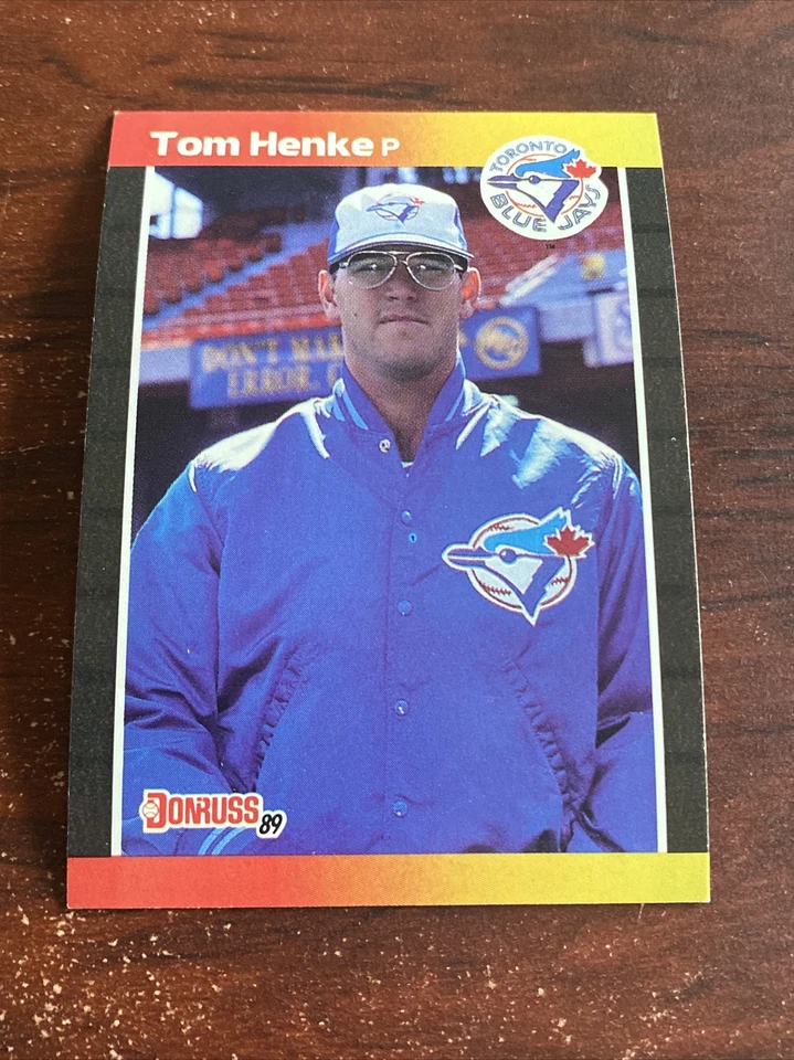 1989 Donruss Tom Henke Toronto Blue Jays #385 C3308* - Image 1 of 1