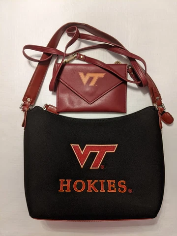 Virginia Tech VT Hokies Handbag and Wallet Back to School Cover