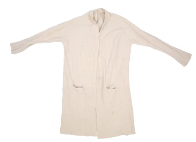 Suéter Cárdigan Chelsea y Violeta Mezcla Lana Alpaca Frente Abierto con Bolsillo Tostado M Foto 1 de 4