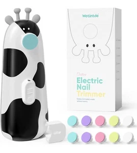 Baby Nail Trimmer Electric Baby Nail File, Baby Nail Clippers with 10... - Picture 1 of 8