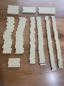 Lego Tan Stein Menge 270 1x3 1x4 1x6 1x8 1x10 1x12 1x16 TEIL - Bild 1 von 7