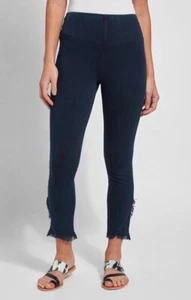 NEW Lysse Fringe Tulip Hem Denim - 2210 - Indigo Blue - Small - Picture 1 of 5