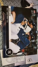 2020 Derek Jeter Chrome Topps NOW Career “Wins 1st World Series Title” DJ-10