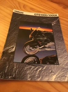 Yamaha GTS1000 GTS1000 A GTS 1000 Prospecto Moto Folleto Desplegable Francés - Imagen 1 de 6