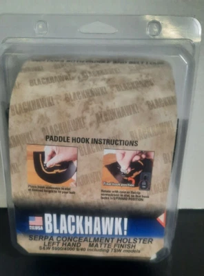 BLACKHAWK DUTY HOLSTER LEFT HAND SERPA CONCEALMENT 10 S&W 5900 4000 9/40 TSW NWT Foto 1 de 2