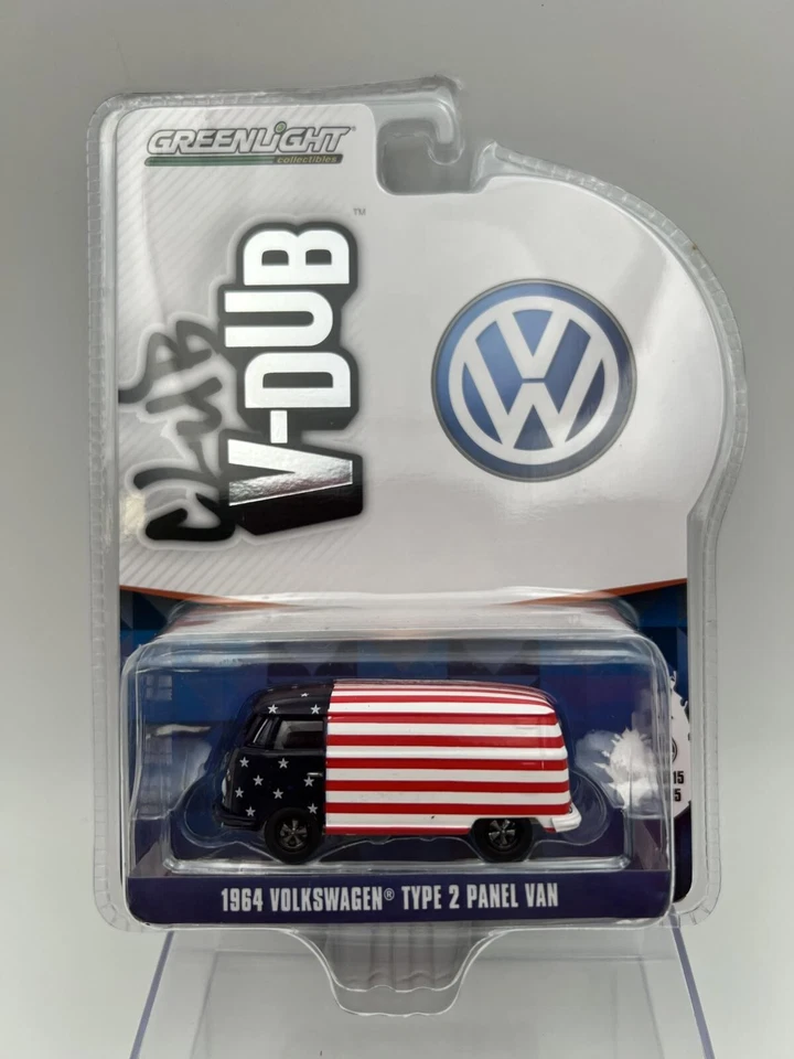 GREENLIGHT 1:64 VW TYPE 2 FURGONE PANEL USA - Immagine 1 di 3