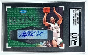 Magic Johnson Auto SGC 9 10 2012-13 Fleer Retro Autograph Fresh Ink Mystique - Picture 1 of 2