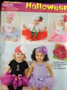 Simplicity Sewing Pattern 0856 1956 Babe Tutu Appliques Costume Size XS-L Uncut - Picture 1 of 3