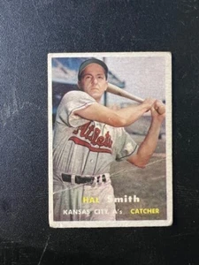 1957 TOPPS BASEBALL SET-BREAK #41 HAL SMITH - Picture 1 of 2