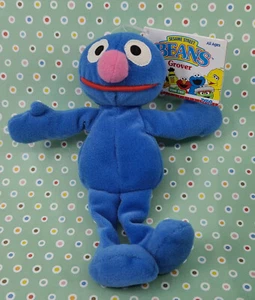 * WOW! VINTAGE TYCO SESAME STREET BEANS * GROVER * NEW WITH TAG * - Picture 1 of 1