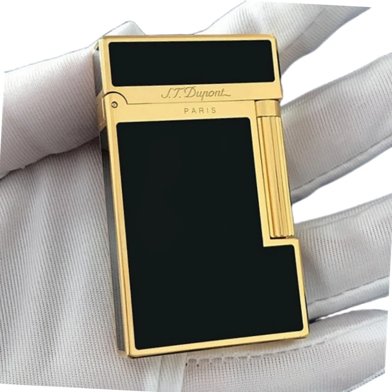 For Memorial S.T Dupont Lighter PING Sound Gas Refillable Brushed/GIFT UC-A33 - Immagine 1 di 4