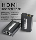 1080P HDMI Extender Repeater Transmitter + Receiver By Rj45 Cat5e Cat6 Cable 60m