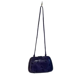 Chantelle Shoulder Bag Womens One Size Purple Vintage Leather Patchwork Retro - Picture 1 of 8