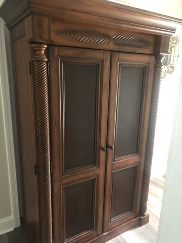 antique armoire closet wardrobe Cover