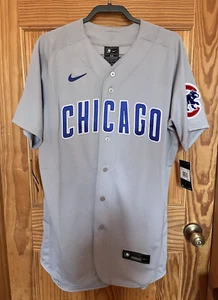 Nike Chicago Cubs Flex Base Authentic Road Gray Jersey Men's Size 44/L 8900-EJ2R - Picture 1 of 11