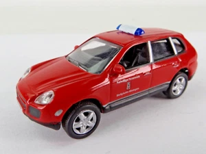 Schuco Porsche Cayenne Feuerwehr Bietigheim Bissingen, HO, Edition 1:87, Metall - Picture 1 of 5