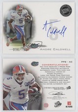 2008 Press Pass Signings Silver /199 Andre Caldwell #PPS-AC Rookie Auto RC