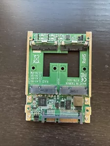 StarTech Dual mSATA SSD to 2.5in SATA RAID Adapter Converter 25SAT22MSAT - Picture 1 of 2
