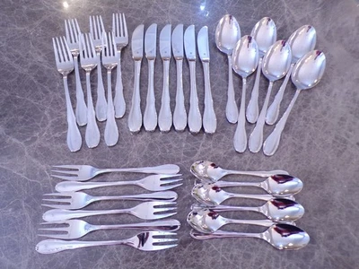 WMF Modell LUXEMBURG Tafelbesteck für 6 Personen 30 Teile in Cromargan TOP ! - Bild 1 von 4