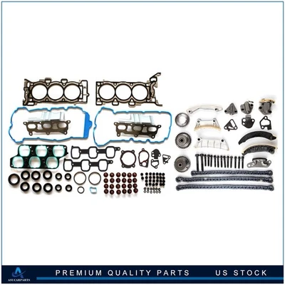 ?Para Chevrolet Equinox 2008/2009 3,6 L Gas DOHC Juego de juntas de culata Kit de cadena de distribución Foto 1 de 4