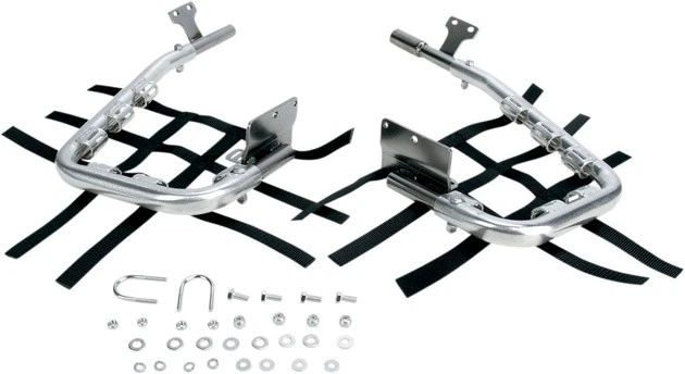 Barras Nerf de aleación DG Performance plateadas/negras para Suzuki QuadSport 250 2004-2009 Foto 1 de 1
